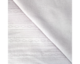 Petit Pointelle White Knitted Openwork Cotton Fabric fabric, folded