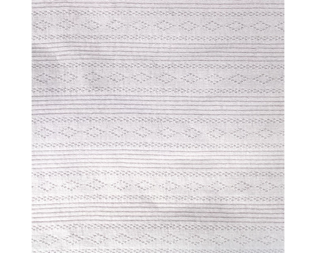 Petit Pointelle White Knitted Openwork Cotton Fabric fabric, undefined