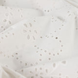 Lacey Days Ecru Cotton Voile Puff Print 60gsm Dress Fabric CU