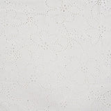 Lacey Days Ecru Cotton Voile Puff Print 60gsm Dress Fabric Flat