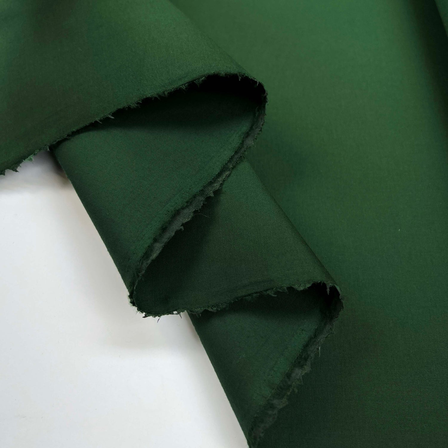 Green Water Resistant Coated Cotton Fabric Last of the Mohicans Fold