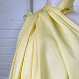 Lemonade Nylon Yellow Pale Woven Shirting Fabric CU2
