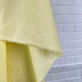 Lemonade Nylon Yellow Pale Woven Shirting Fabric Hang