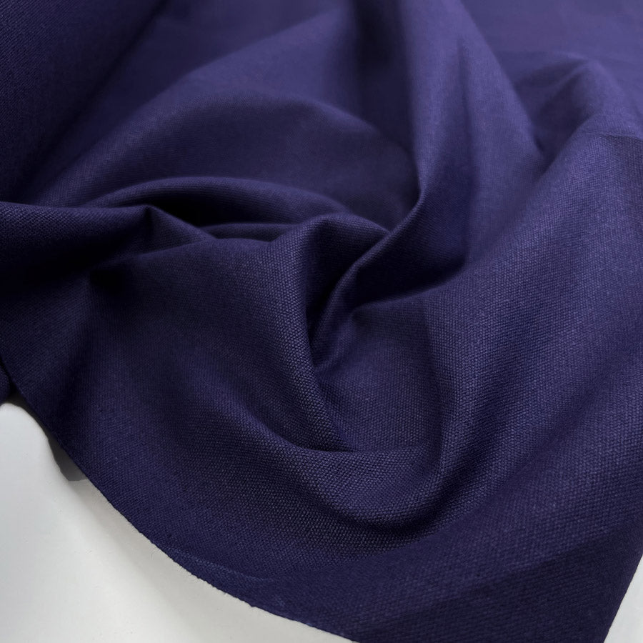 Limited Edition Cotton Canvas Navy Fabric CU