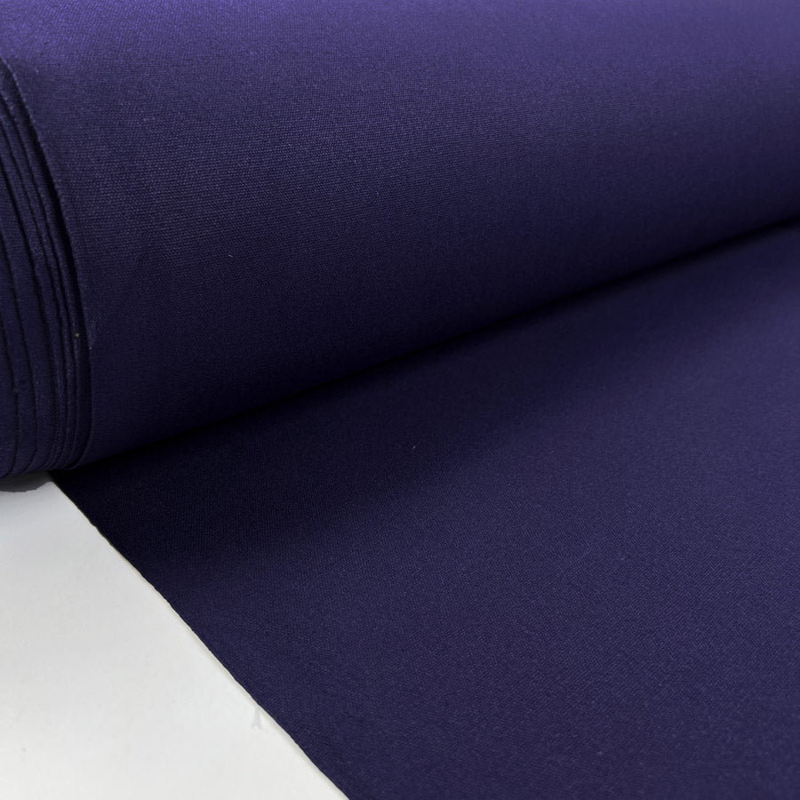 Limited Edition Cotton Canvas Navy Fabric Roll