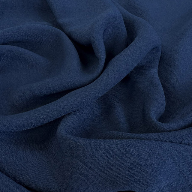 Linen Look Petrol Polyester Plain Woven Dress Fabric CU