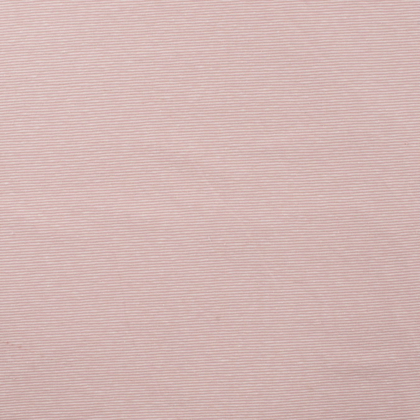 Little Lines Blush Striped Knitted Cotton Jersey 200gsm Dress Fabric Flat