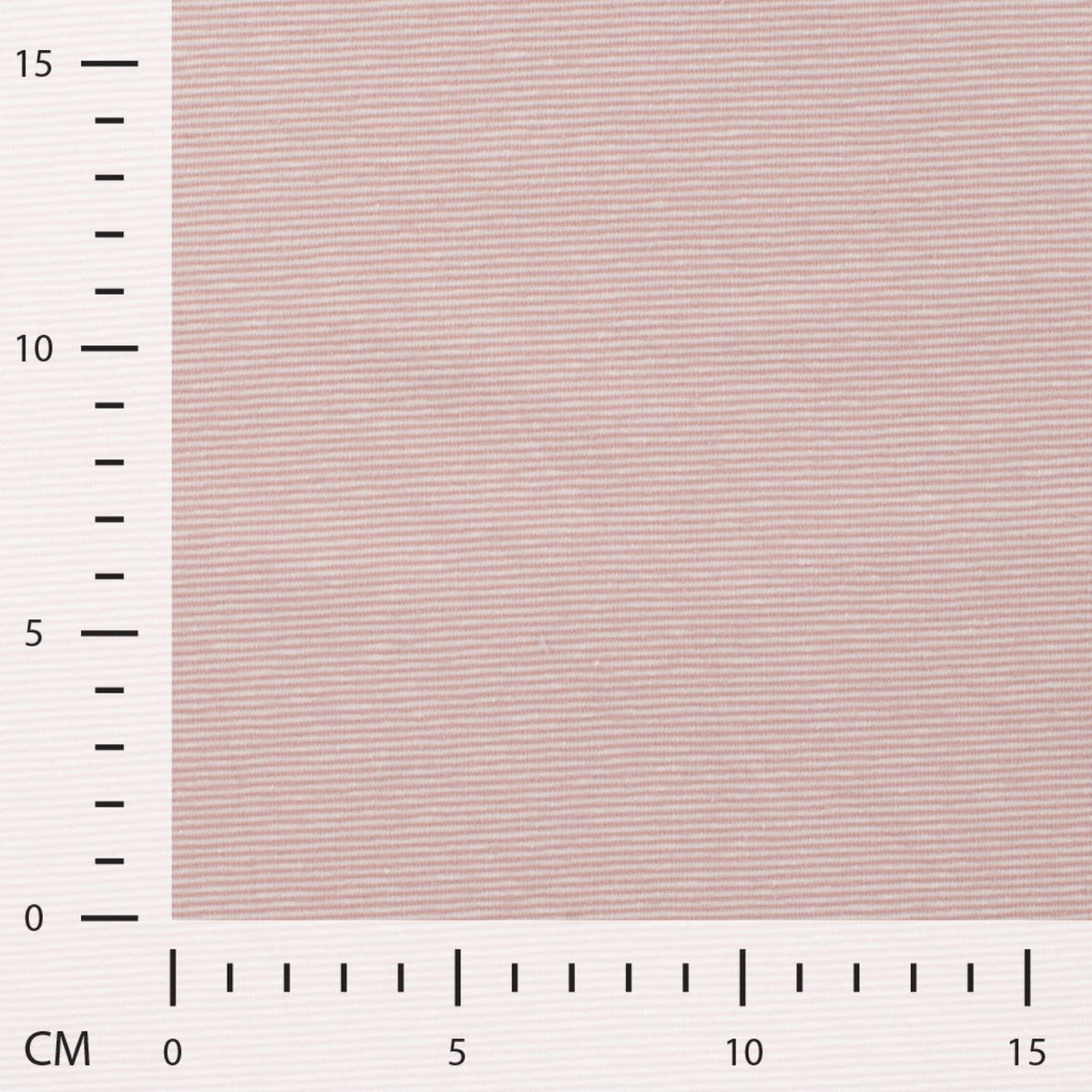Little Lines Blush Striped Knitted Cotton Jersey 200gsm Dress Fabric Ruler
