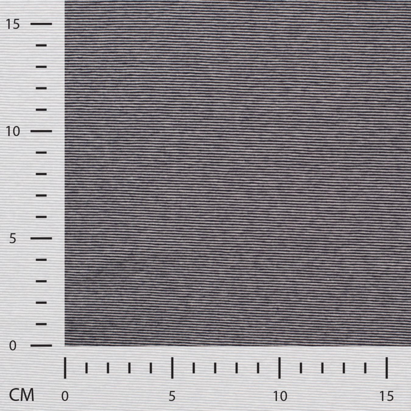Little Lines Navy Striped Knitted Cotton Jersey 200gsm Dress Fabric Ruler