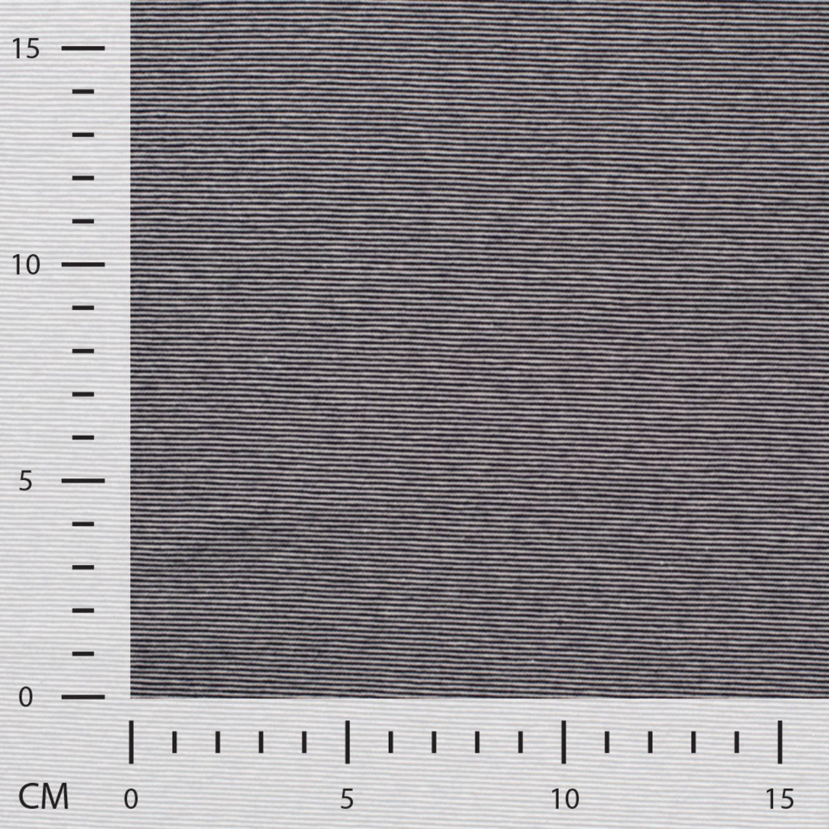 Little Lines Navy Striped Knitted Cotton Jersey 200gsm Dress Fabric Ruler