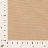 Little Lines Ochre Striped Knitted Cotton Jersey 200gsm Dress Fabric Ruler