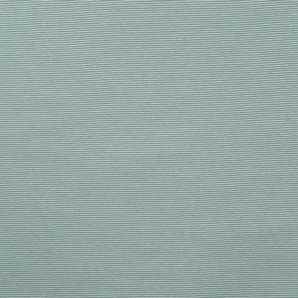 Little Lines Sage Striped Knitted Cotton Jersey 200gsm Dress Fabric Flat