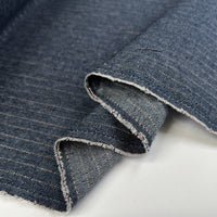 Lurex Stripe Denim Chambray