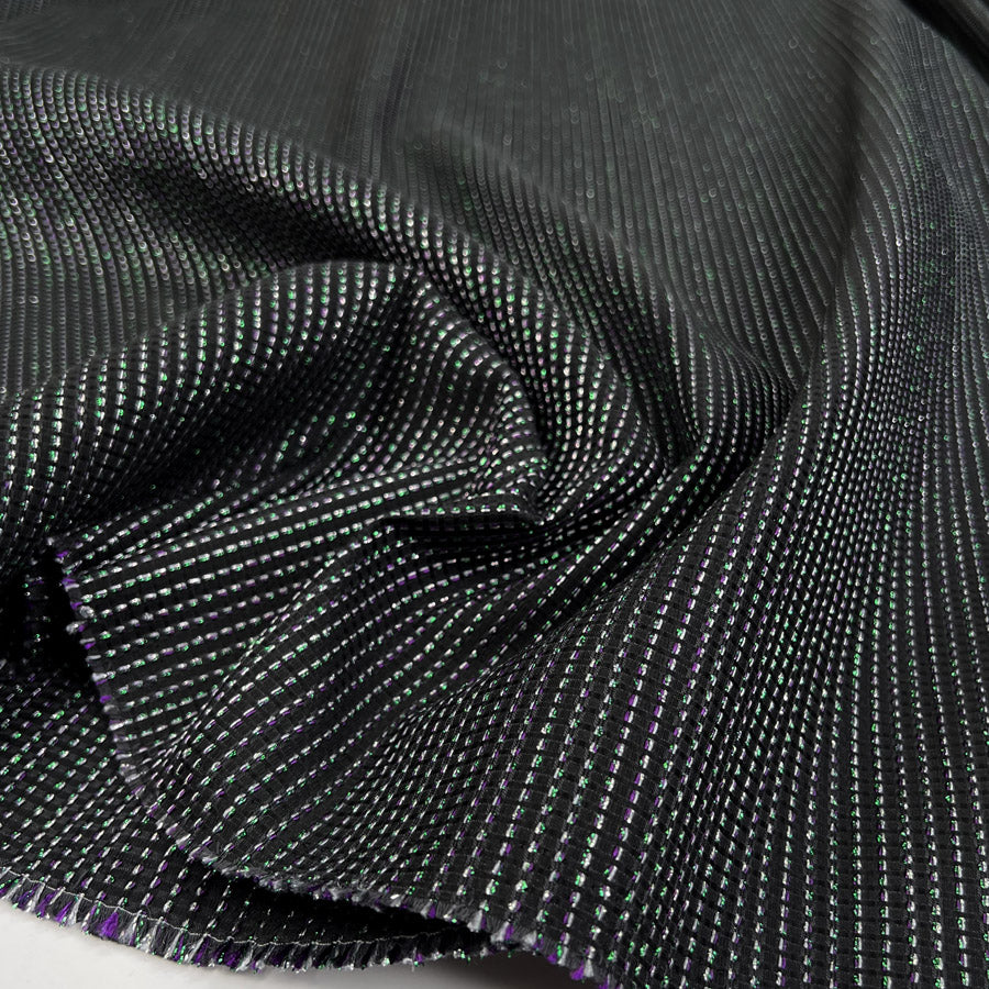 Luxe Prism Brocade - Black