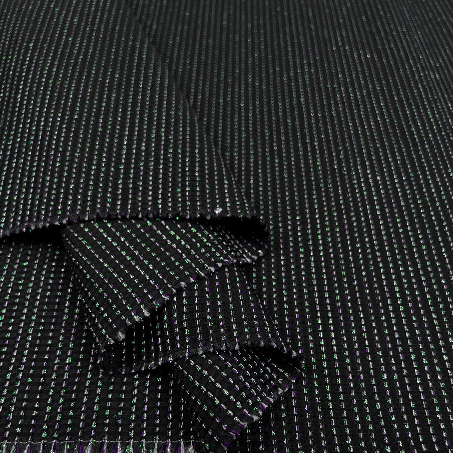 Luxe Prism Brocade - Black