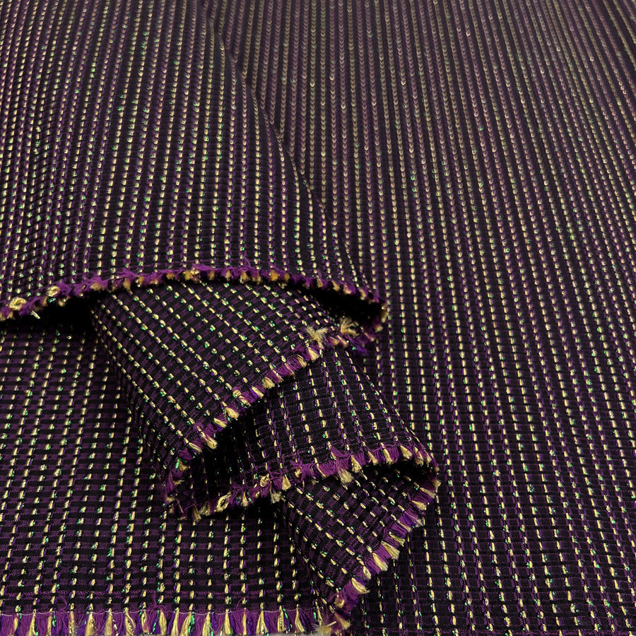 Luxe Prism Brocade - Purple