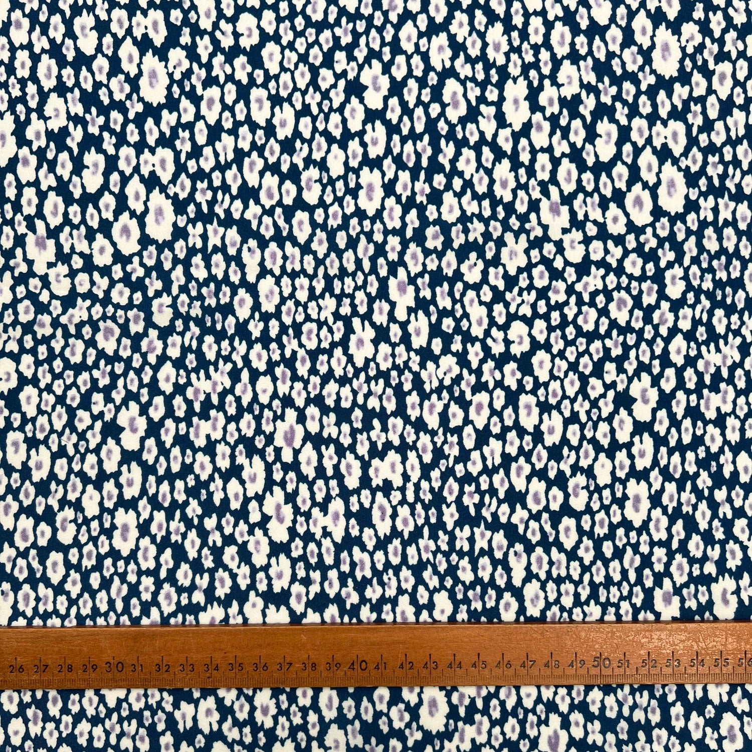 Lyocell - Floral Blue