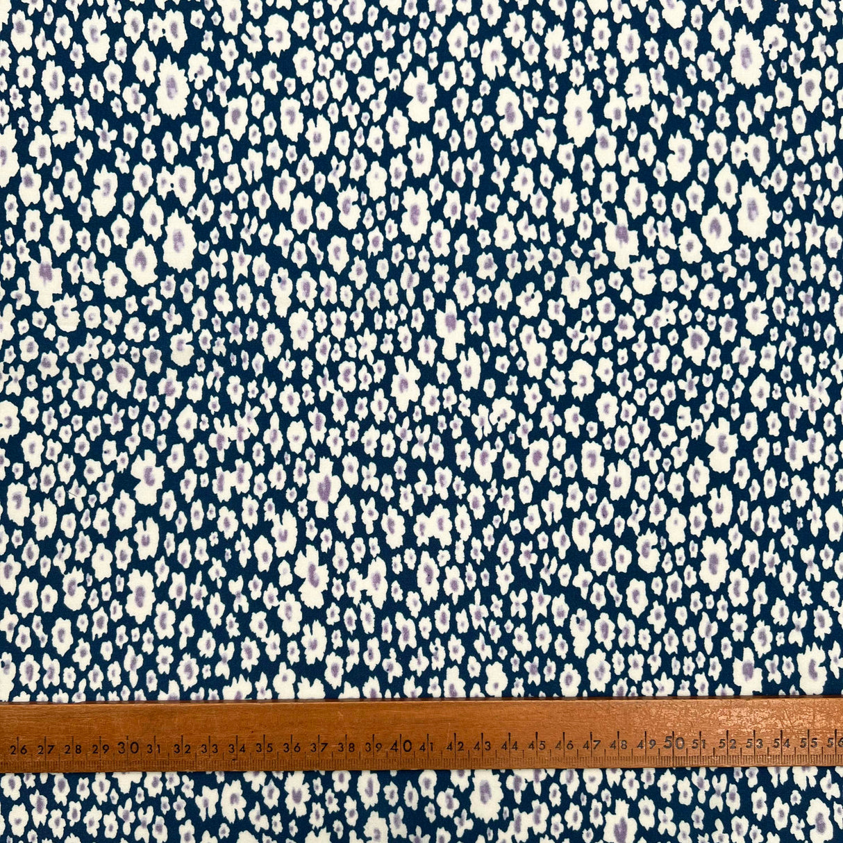 Lyocell - Floral Blue