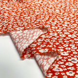Lyocell - Floral Red