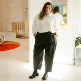 Maison Fauve Andrea Trousers Sewing Pattern Black Size Large Front