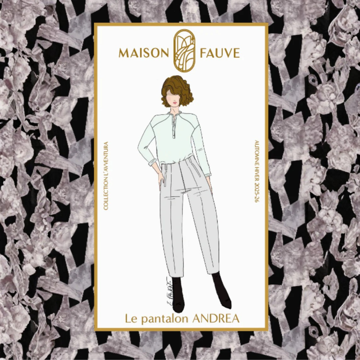Maison Fauve Andrea Trousers Sewing Pattern Cover