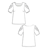 Maison Fauve Doll Blouse Sewing Pattern Illustration