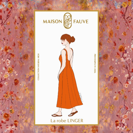 Maison Fauve Linger Dress Sewing Pattern Cover
