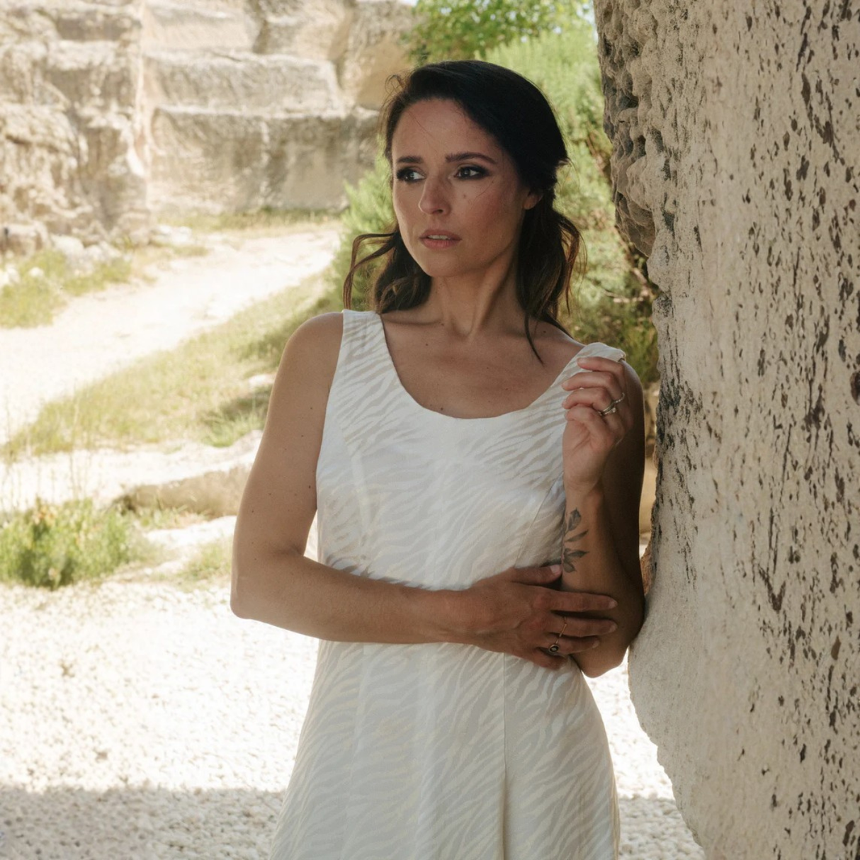 Maison Fauve Linger Dress Sewing Pattern White Front