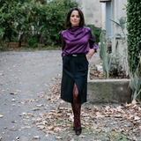 Maison Fauve Silvana Skirt Sewing Pattern Black Front