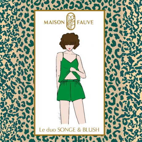 Maison Fauve Blush Songe Pyjamas Sewing Pattern Cover