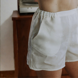 Maison Fauve Blush Songe Pyjamas Sewing Pattern White Shorts
