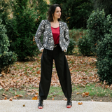 Maison Fauve Damas Jacket Sewing Pattern Floral Front 2