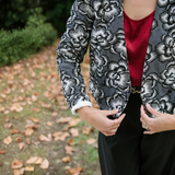 Maison Fauve Damas Jacket Sewing Pattern Floral Front 3