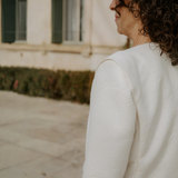 Maison Fauve Damas Jacket Sewing Pattern White Back