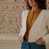 Maison Fauve Damas Jacket Sewing Pattern White Front 1