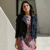 Maison Fauve Misfit Perfecto Sewing Pattern Navy Front