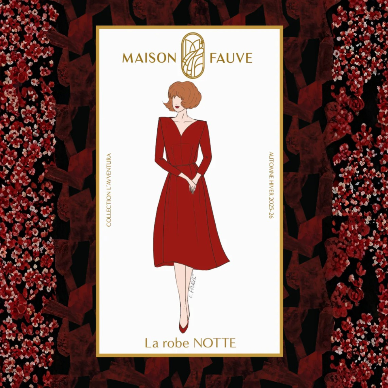 Maison Fauve Notte Dress Blouse Sewing Pattern Cover