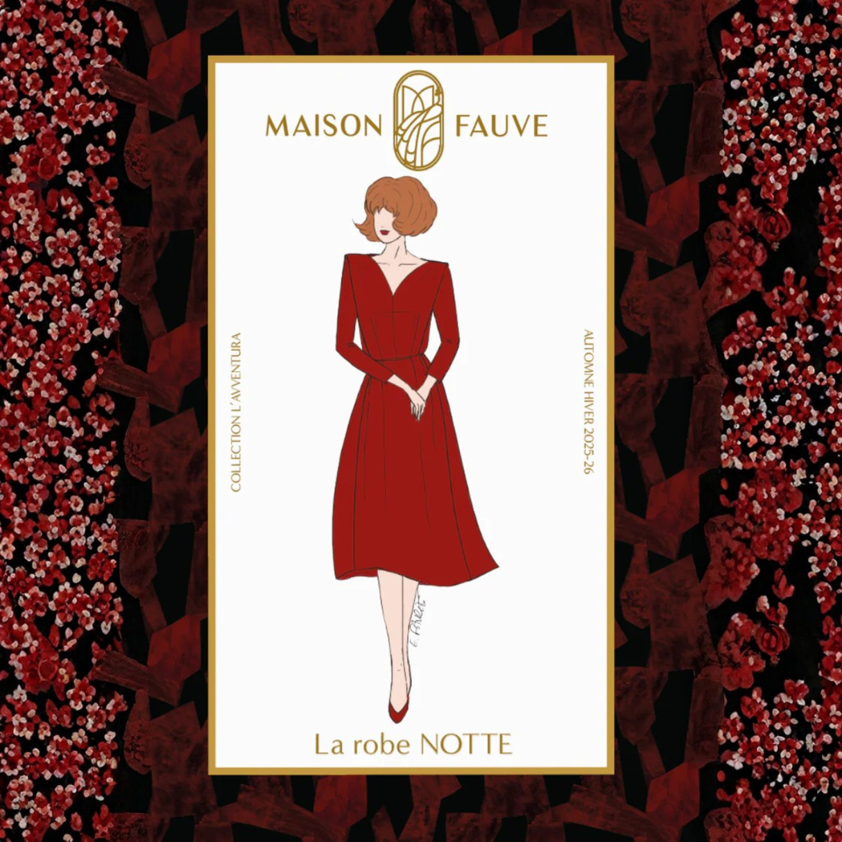 Maison Fauve Notte Dress Blouse Sewing Pattern Cover