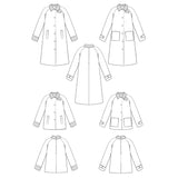 Maison Fauve Roman Overcoat Sewing Pattern 33