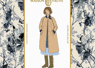 Maison Fauve Roman Overcoat Sewing Pattern Cover