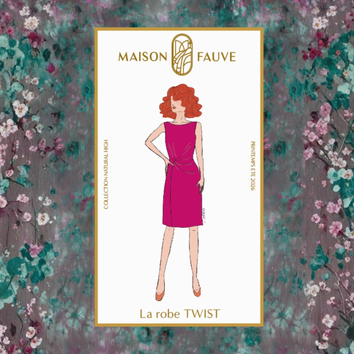 Maison Fauve Twist Dress Sewing Pattern Cover