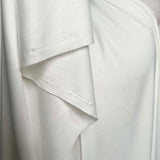 White Fine Nylon Jersey Dressmaking Fabric Marshmallow Dreams Hang