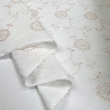 Milano Embroidered Double Gauze - Pink
