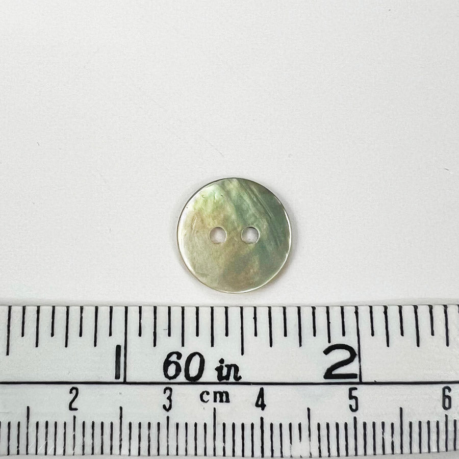 Mother Of Pearl Round 12mm Buttons PK20 Size