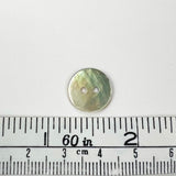 Mother Of Pearl Round 12mm Buttons PK20 Size