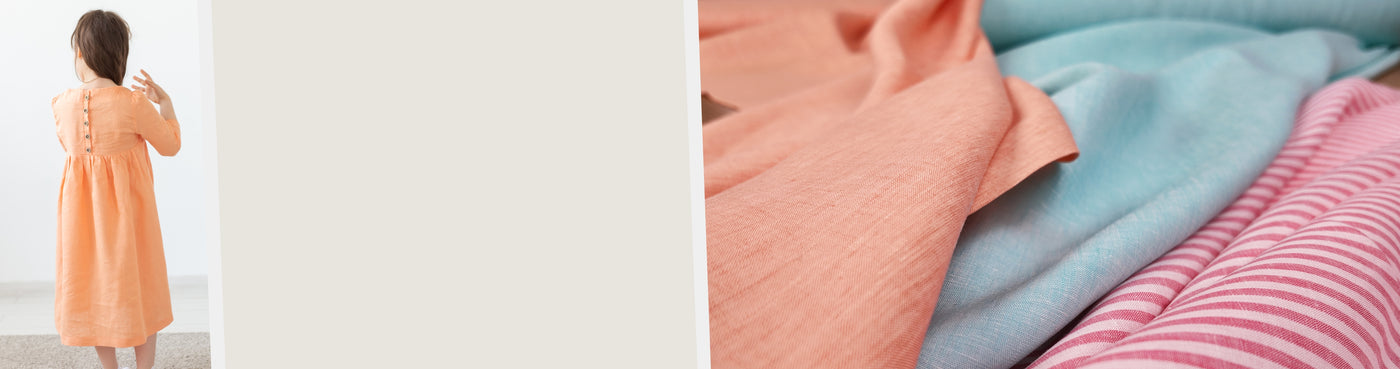 linen dress fabrics uk Dressmaking Fabric | European Tumbled Linen - Samphire