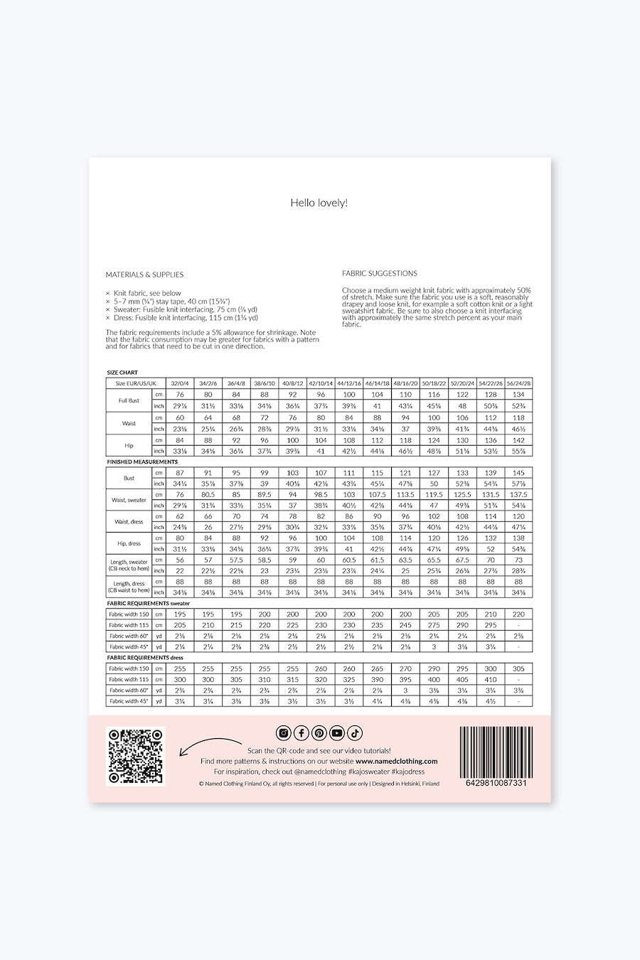 Named - Kajo Batwing Wrap Sweater & Dress (UK 4-28)