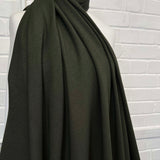 Khaki Green Ponte Roma Jersey Fabric Not a Lot Mannequin