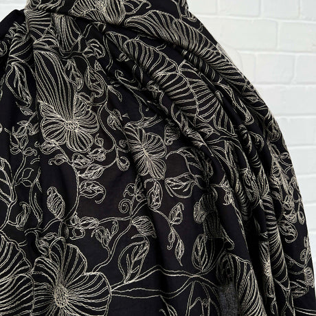 Stitched & Embroidered Fabric