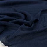 Now Heres A Thing Blue Brushed Cotton Twill Lawn Italian Shirting Fabric CU